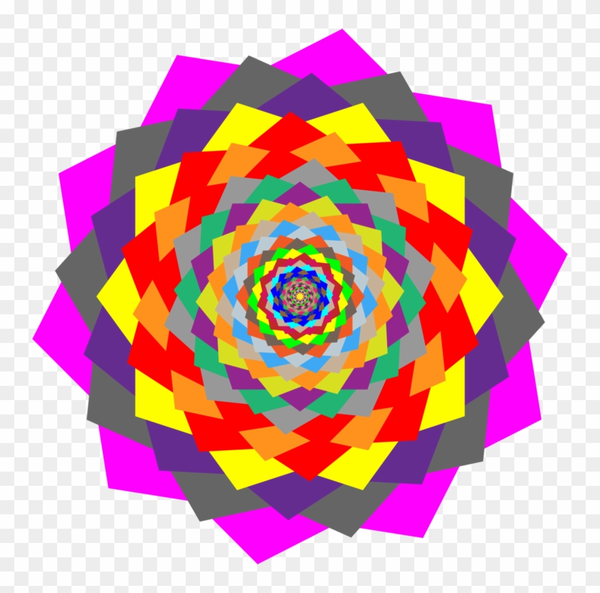 Ornament Symmetry Rangoli - Illustration #1701112