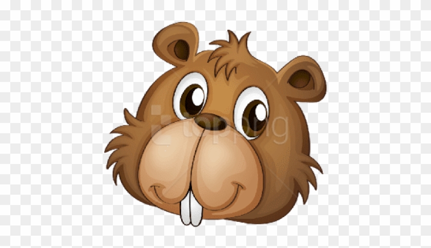 Download Beaver Face Png Images Background - Cartoon Beaver Face Png #1701131