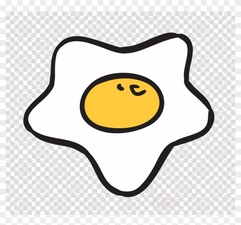 Fried Egg Breakfast Poached Egg Food - Black And White Spotify Logo Png #1701336