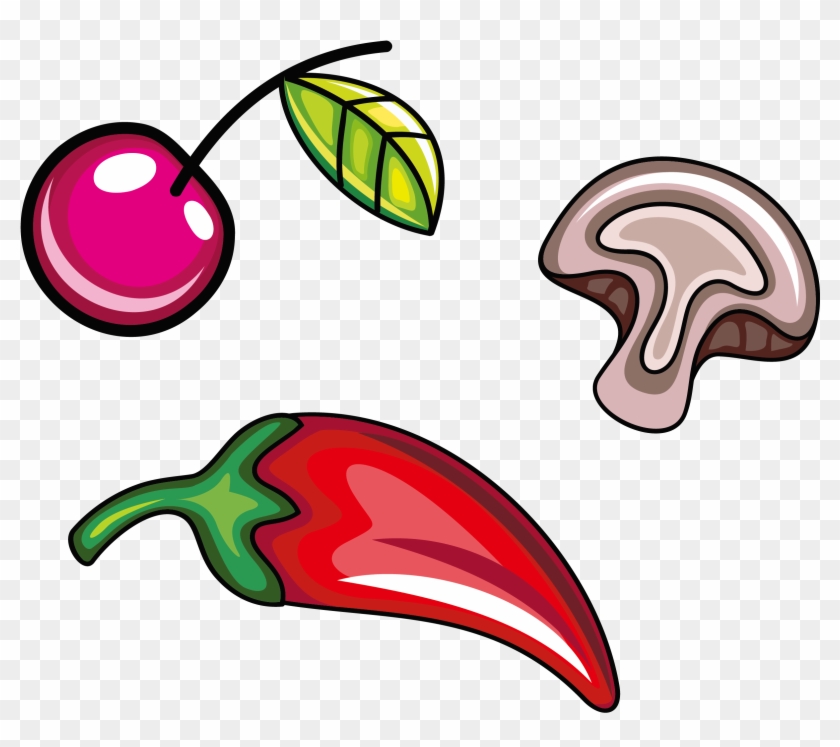 Fruit Facing Heaven Pepper Clip Art And - Sweet And Chili Peppers #1701340