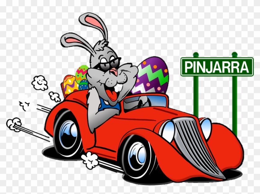 Easter Bunny Car - Hot Rod Easter Bunny #1701351