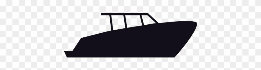 Lanchas - Black Boat Png #1701436