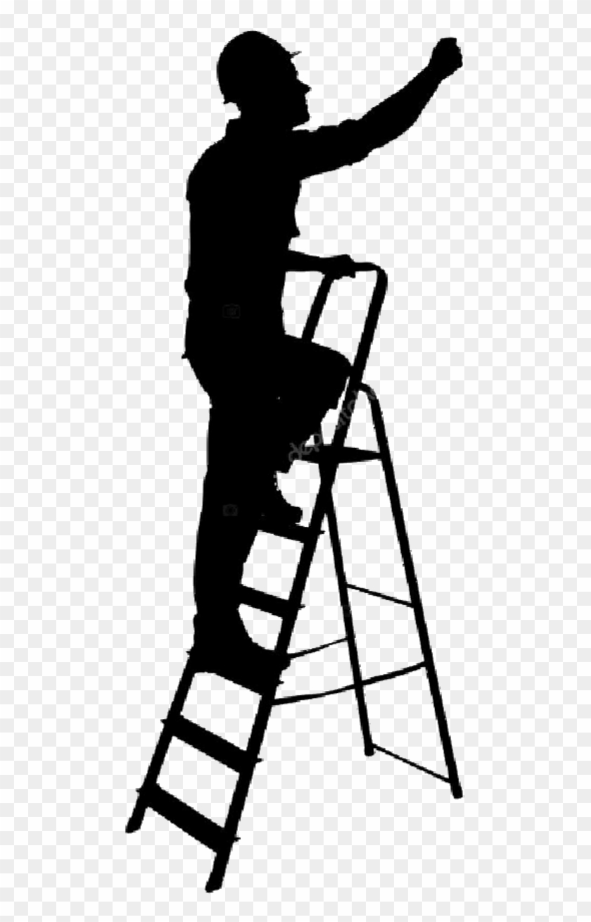 #hombre #escalera #silueta #love - Ladder #1701453