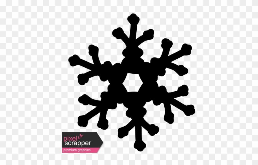Snowflake Template 002 Graphic By Brooke Gazarek Pixel - White Risk #1701460