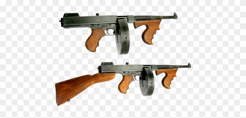 Gun,thompson Submachine Gun,butt,disk - Mobsters Gun #1701465