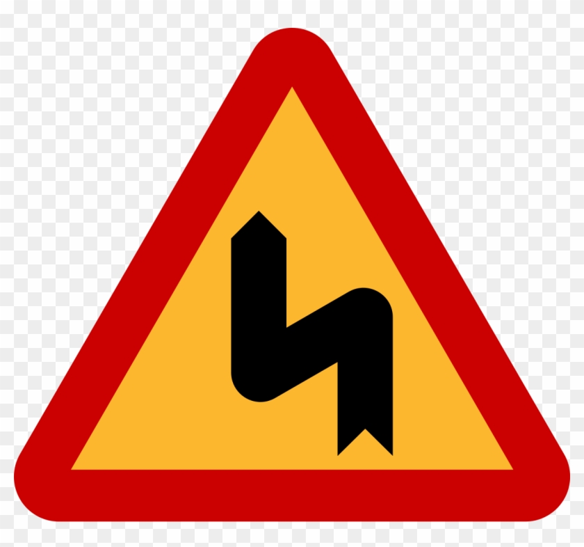 Road Signs Clip Art - Traffic Signs Curve #1701724