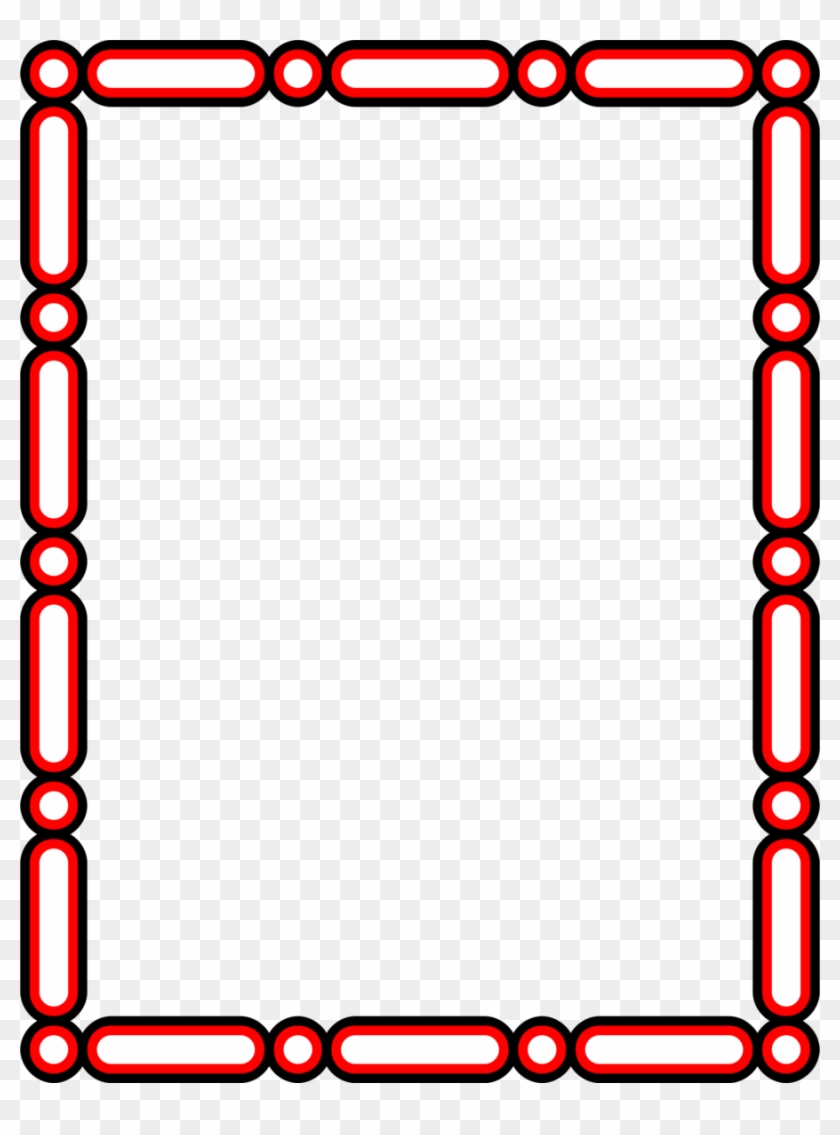 Decorative Arts Clipart Picture Frames Borders And - Frame And Borders Clip Art Red #1701800