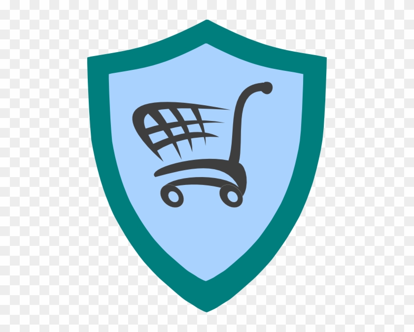 Blue Shopping Cart Logo #1701812