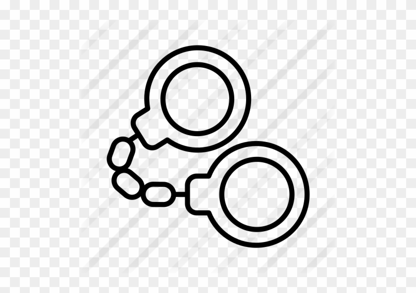 Handcuffs Free Icon - Circle #1701885