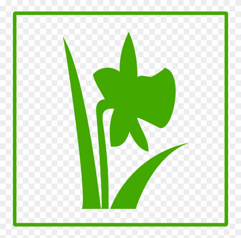 Computer Icons Green Flower Drawing Pictogram - Flower Icon Green #1701907