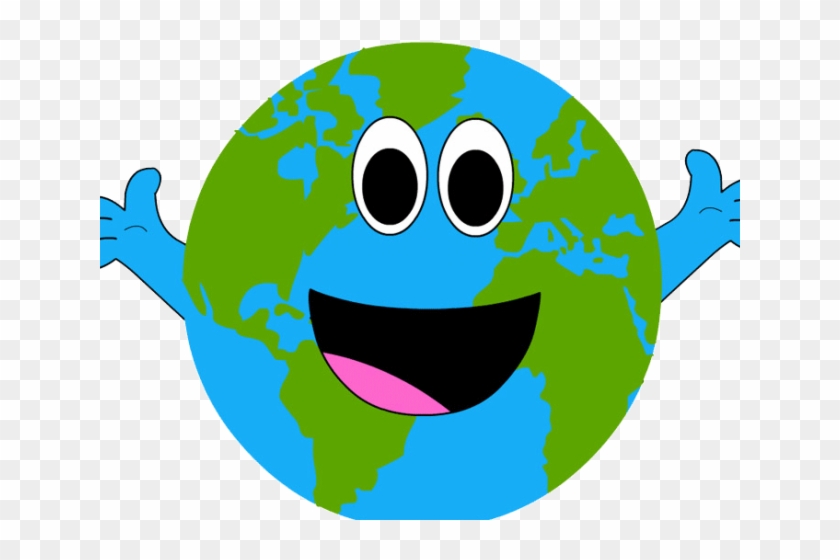 Environmental Clipart Smile - Earth Cartoon Png - Free Transparent PNG  Clipart Images Download