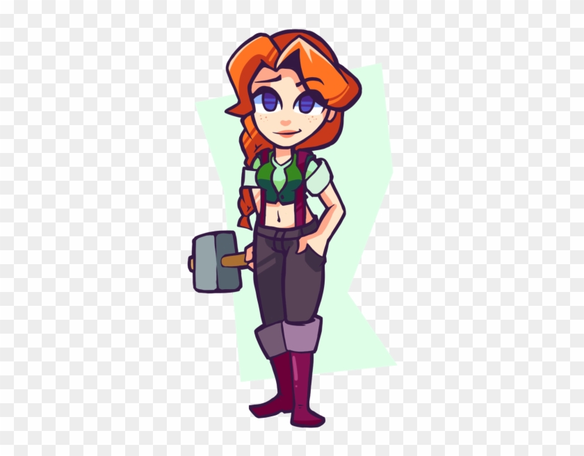 Leah So Cool - Stardew Valley Leah Fan Art #1701943