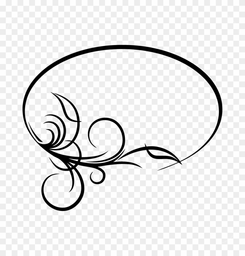 Oval Border Style - Border Oval Png #1702235