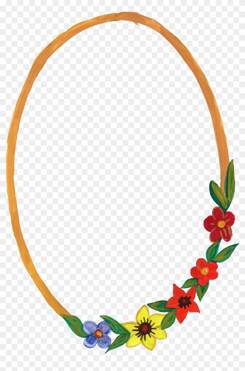 Free Download - Frame With Flowers Png #1702241