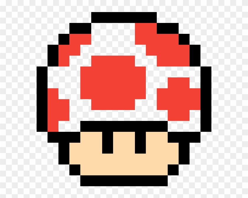 Opposite Mushroom - Pixel Art Champignon Mario #1702262