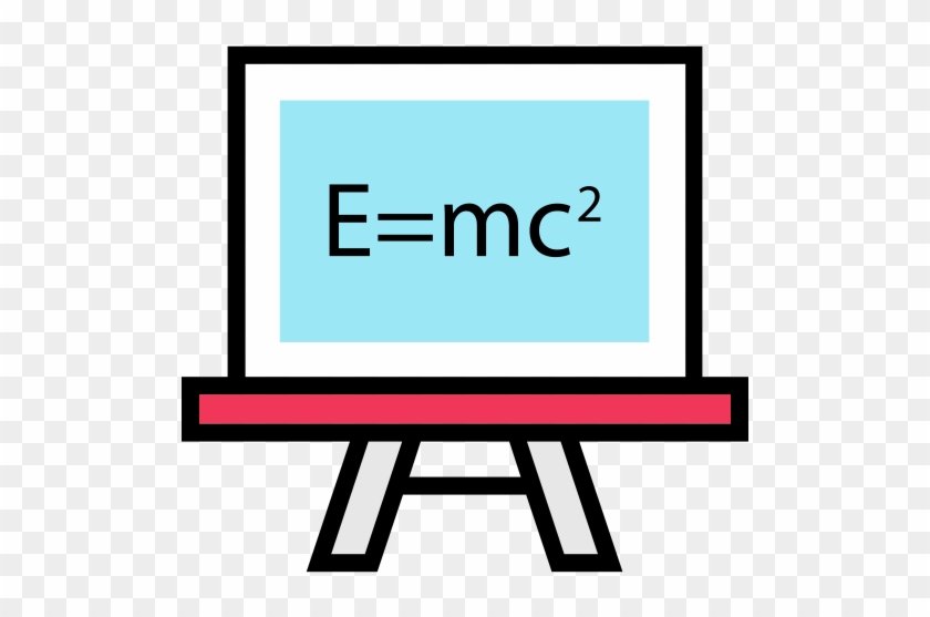 Blackboard 2, Multicolor, Blackboard Icon - E Mc Vector Png #1702368