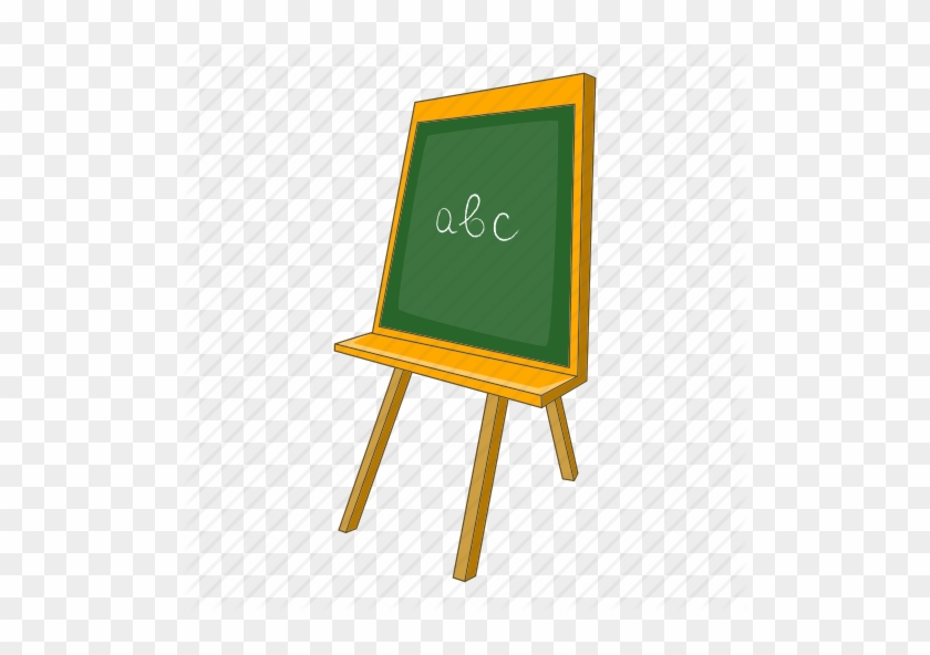 Abc On Chalkboard Png Clipart Arbel - Cartoon Chalkboard #1702369