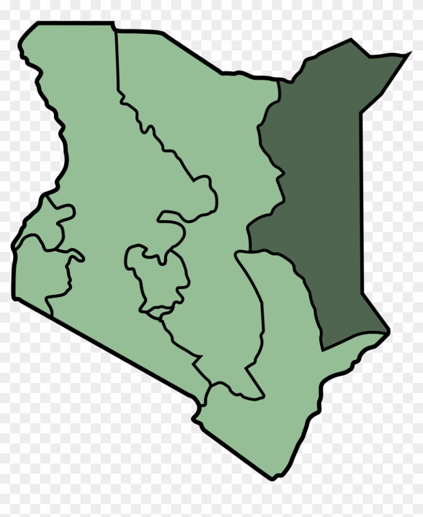 Kenya Provinces Northeastern - Map Of Kenya Provinces #1702419