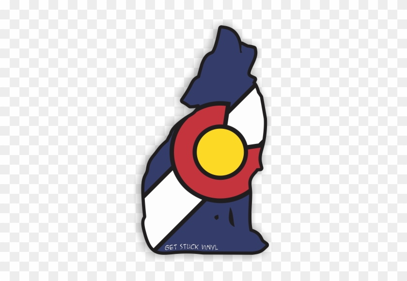 Colorado Coyote Sticker - Colorado Coyote Sticker #1702453