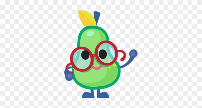 Eugene The Square Pear Waving - Cartoon #1702462