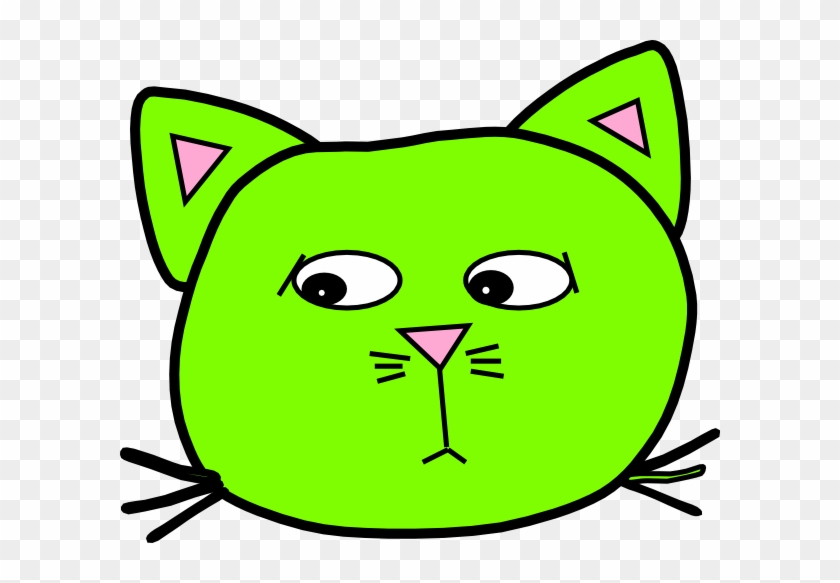 Clip Art - Clipart Cat Face Outline #1702476