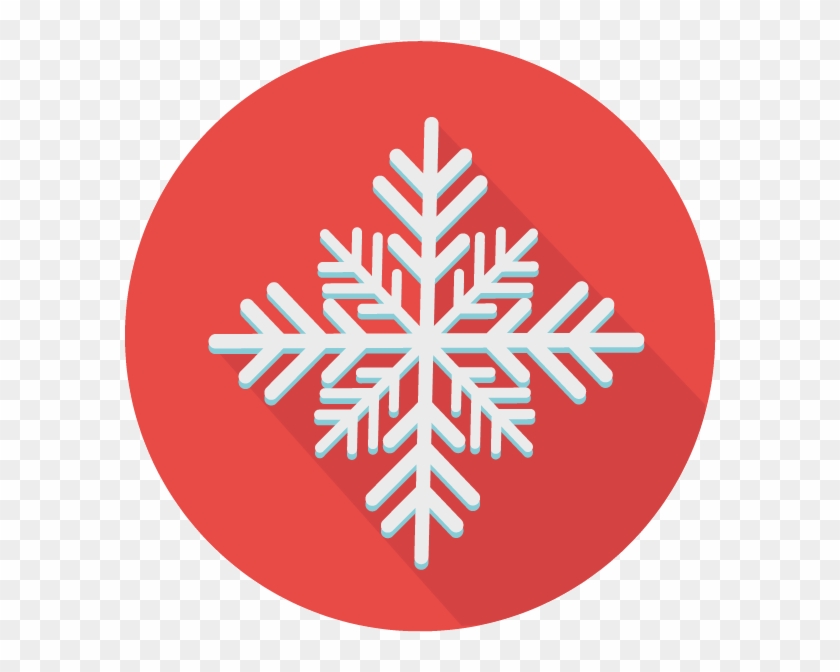 Gritting & Snow Clearance - Snowflake Flat Icon #1702569