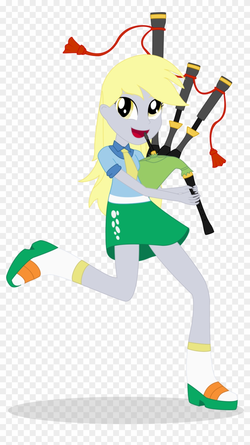 Algoorthviking, Bagpipes, Derpy Hooves, Equestria Girls, - Cartoon #1702723