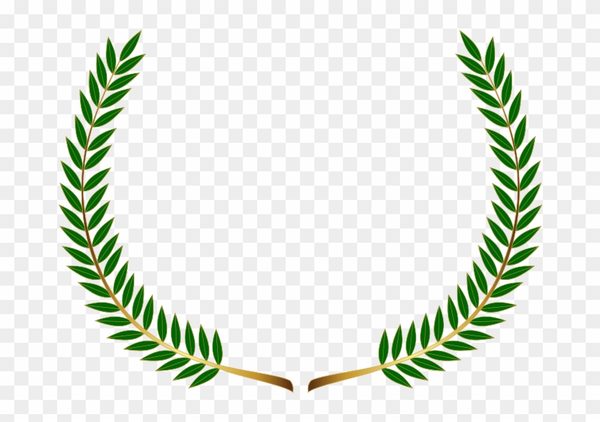 Laurel Clipart Green - Green Laurel Wreath Png #1702766