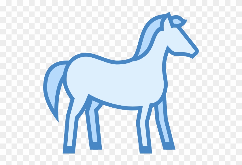 Download Png Image Report - Blue Horse Transparent Background #1702779