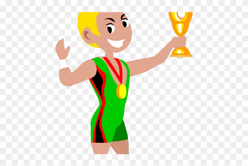 Wrestler Clipart Wrestling Champion - Cartoon #1702914