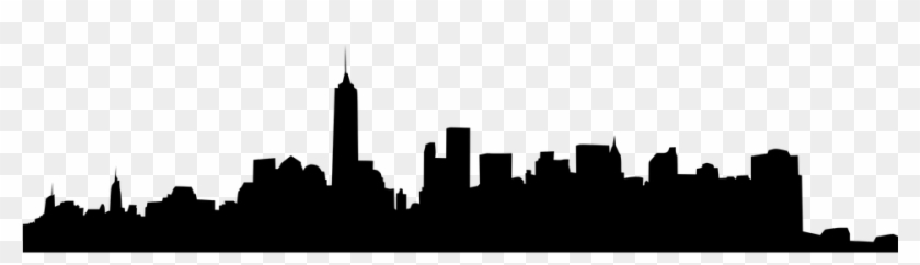 New York Skyline Cityscape Free Vector Graphic On Pixabay - New York City #1702951