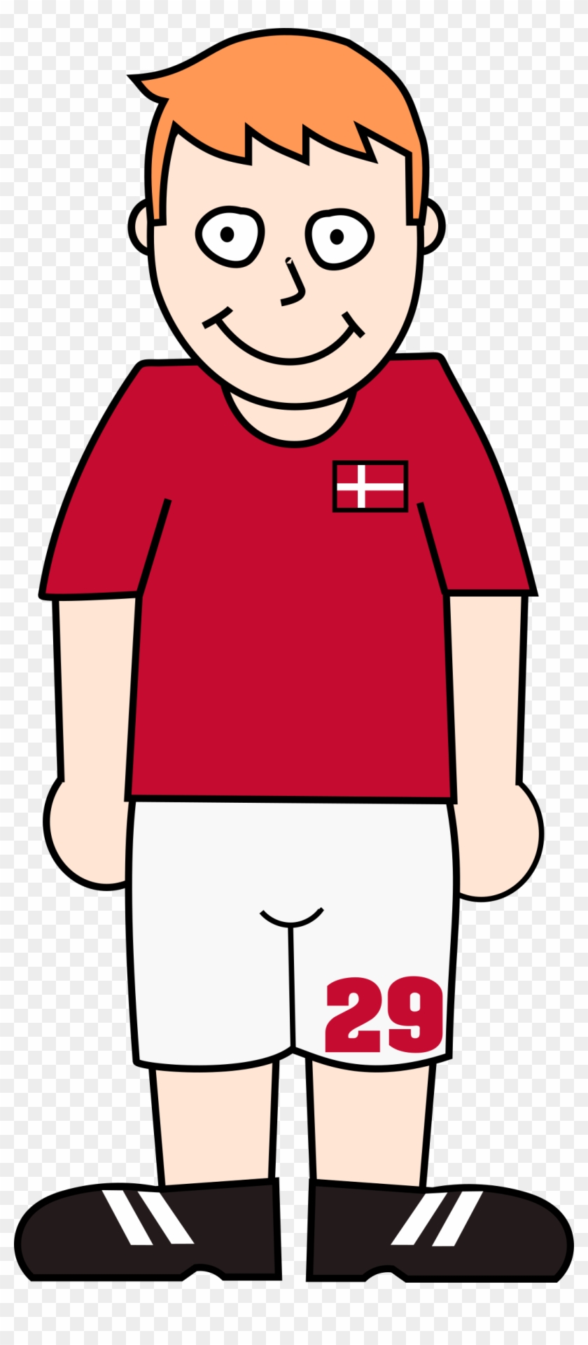 Big Image - Soccer Player Clipart #1702970