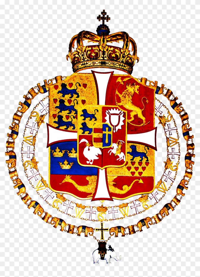 Coat Of Arms Of King Frederick Iv Of Denmark And Norway - Denmark Norway Coat Of Arms #1702976