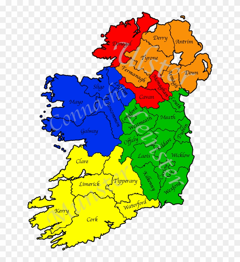 Please Select Your Province - Blank Map Of Ireland With Provinces #1703105