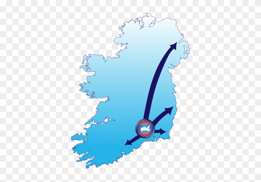 Giant's Causeway On A Map #1703114