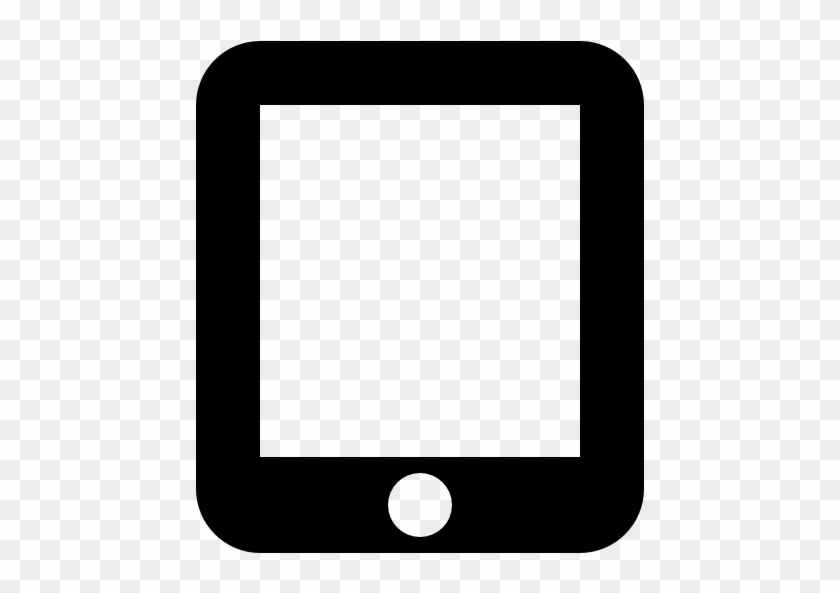 Tablet Pc - Tablet Icon Png White #1703250