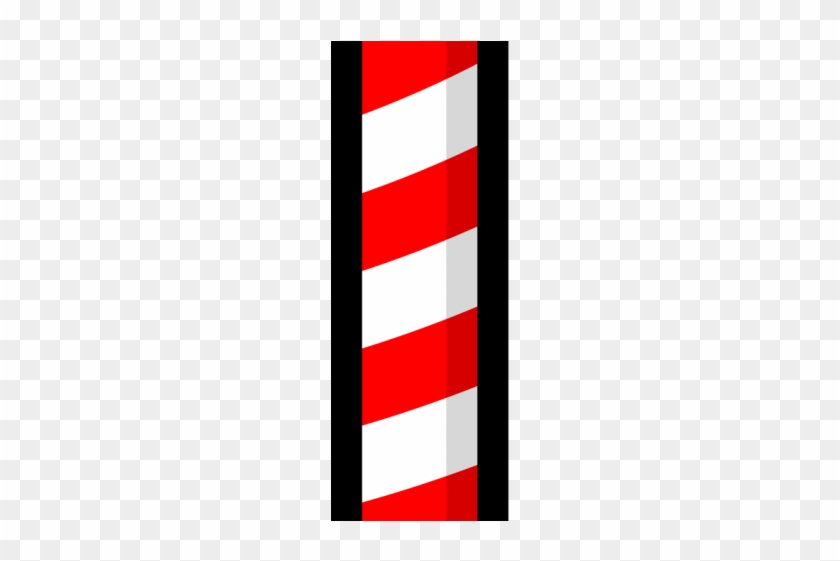 Candy Cane Clipart Walking Stick - Candy Cane Pole Clipart #1703301