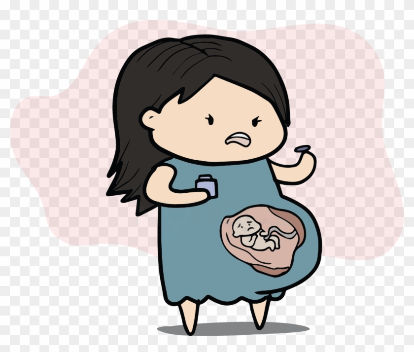 Taking Medications During Pregnancy - Cartoon #1703479