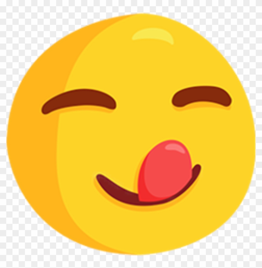 #messenger #emoji #taste #yummy #ijm - Transparent Background Yummy Emoji #1703537