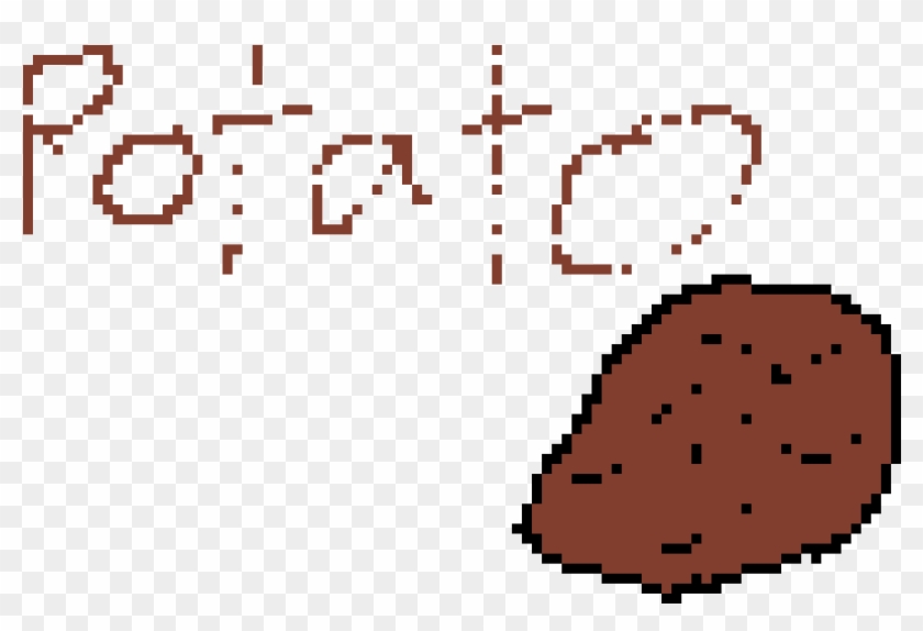 Potatoes Are Yummy - Cylinder Pixel Art #1703546