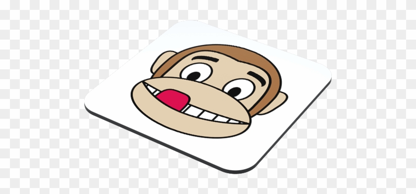 Monkey Yummy Coaster - Cartoon #1703574