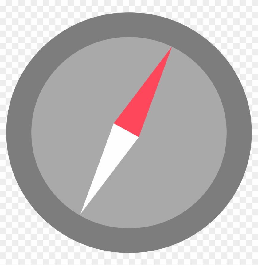 Compass Flat Clipart Icon Symbol - North Symbol On Google Maps #1703580