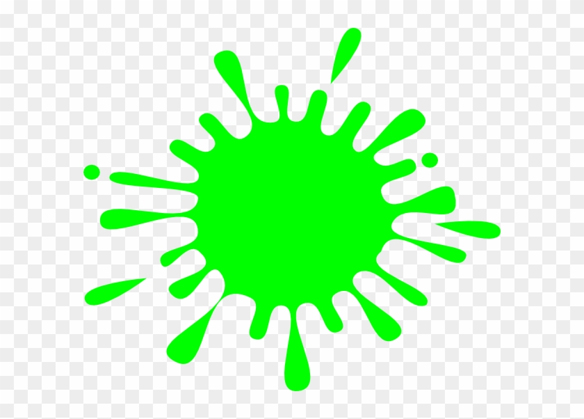 Green Paint Splatter Clip Art #1703630