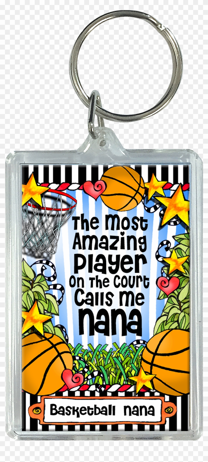 Basketball Nana Key Chain - Keychain #1703770
