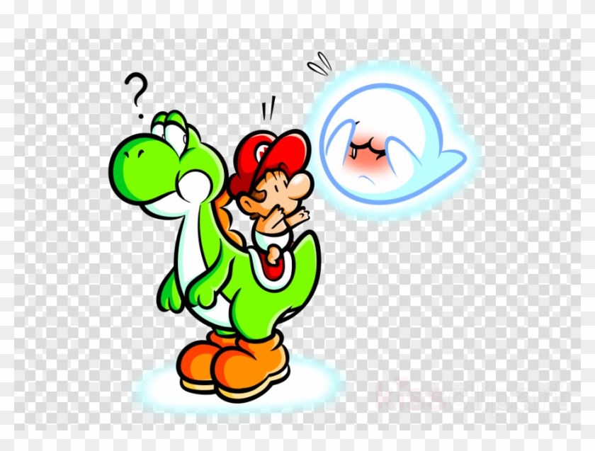 Mario Clipart Yoshi's Island Mario Bros - Yoshi Mario Baby #1703849