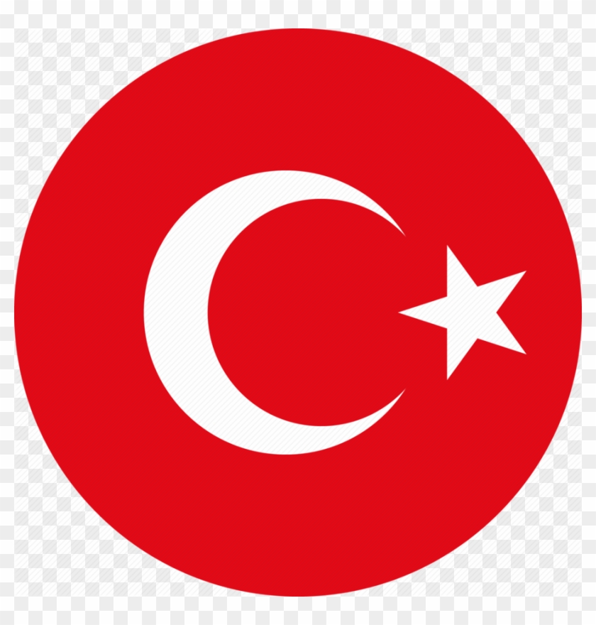 Turkey Flag Icon Flat - Full Size PNG Clipart Images Download