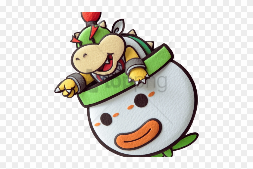 Free Png Download Paper Mario - Bowser Jr Paper Mario #1703853