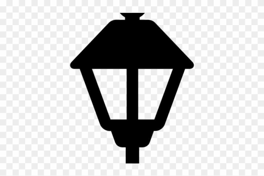 Lamp Post Clipart Icon - Luminaria Silueta Png #1703909