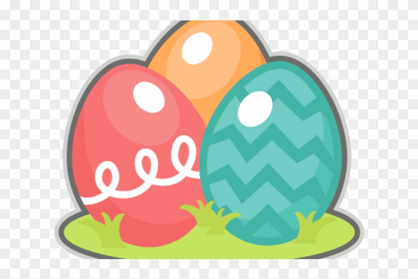 Easter Eggs Clipart Cute - Clip Art #1704020