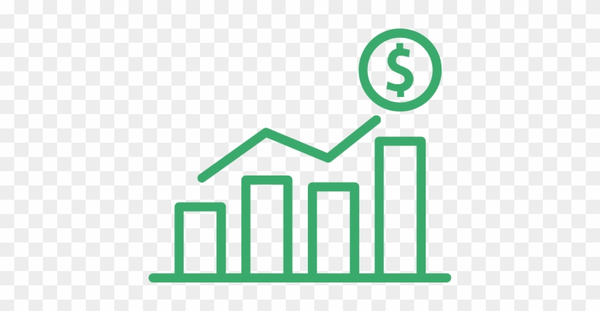 Income Growth Chart Icon - Income Growth Chart Icon #1704218